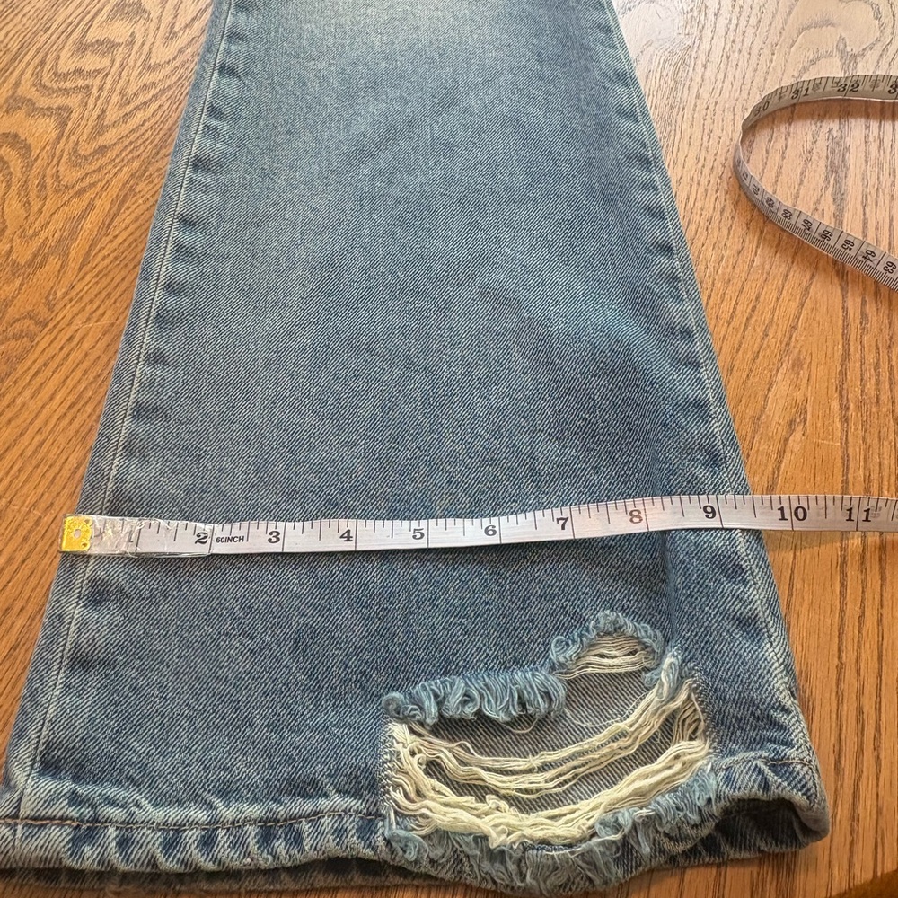 We the Free Wiley Embellished Bootcut Jeans Studded Distressed Ripped 28 33” ins - Picture 7 of 14